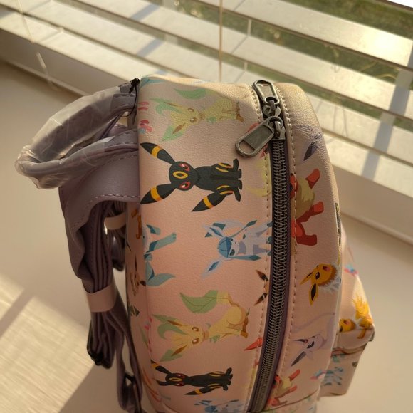 New Loungefly Pokemon Eevee Evolutions Mini Backpack - Picture 8 of 11